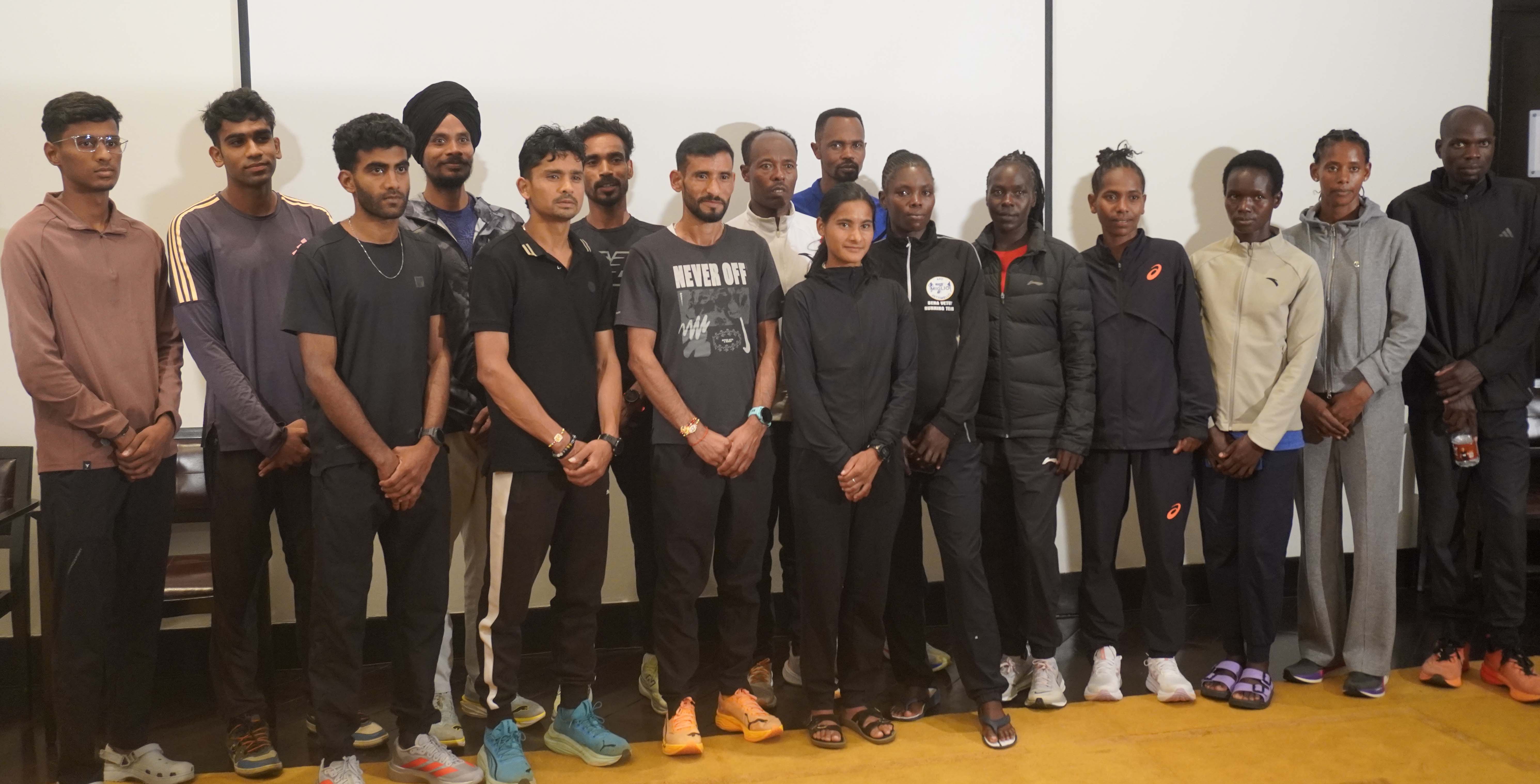 Technical Briefing for Elite Runners of NMDC Hyderabad Marathon 2026 Powered by IDFC First Bank held